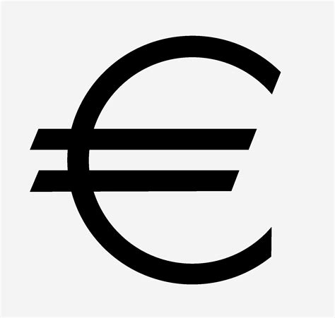 Euro Symbol (€) .